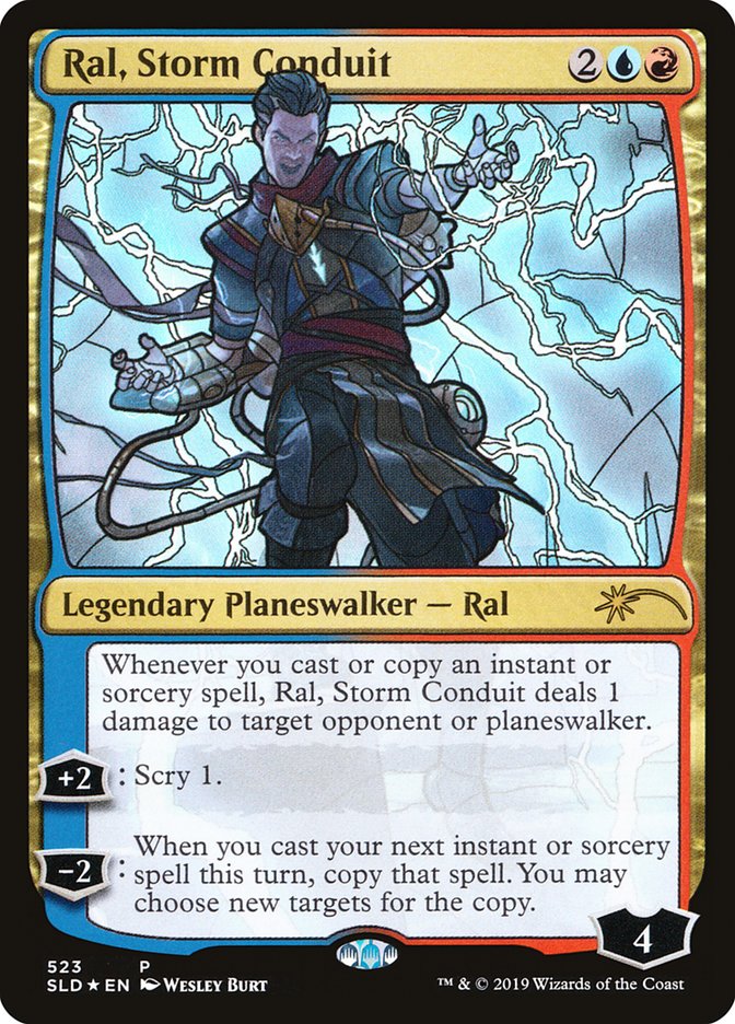 Ral, Storm Conduit Stained Glass (Secret Lair) Near Mint Foil