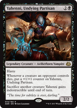 Yahenni, Undying Partisan (Aether Revolt) Light Play Foil