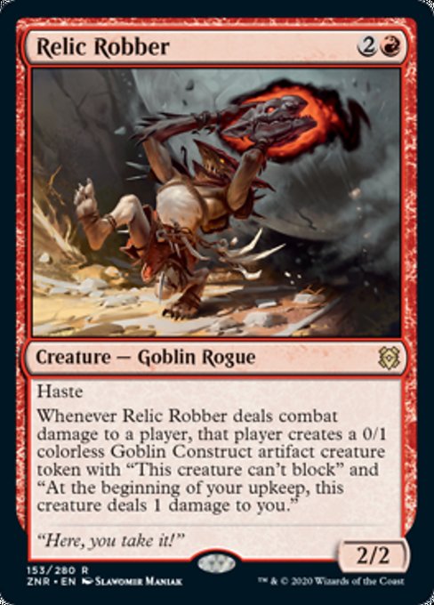 Relic Robber (Zendikar Rising) Light Play Foil