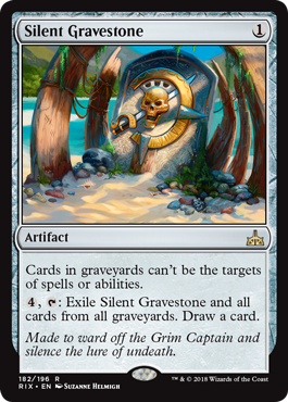 Silent Gravestone (Rivals of Ixalan) Near Mint