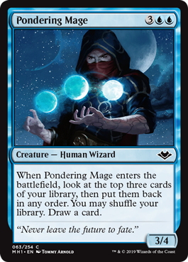 Pondering Mage (Modern Horizons) Near Mint Foil