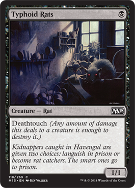 Typhoid Rats (Magic 2015 Core Set) Near Mint