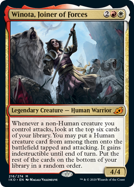 Winota, Joiner of Forces (Ikoria: Lair of Behemoths) Near Mint