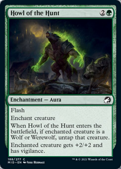 Howl of the Hunt (Innistrad: Midnight Hunt) Near Mint
