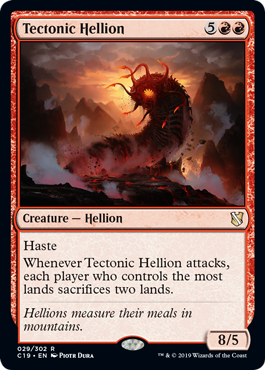 Tectonic Hellion (Commander 2019) Light Play