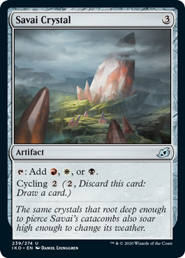 Savai Crystal (Ikoria: Lair of Behemoths) Near Mint