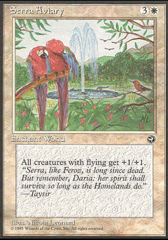 Serra Aviary (Homelands) Medium Play