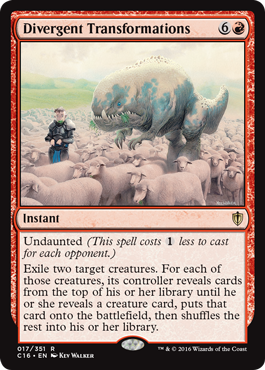 Divergent Transformations (Commander 2016 Edition) Near Mint