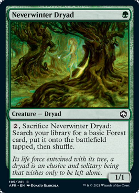 Neverwinter Dryad (Adventures in the Forgotten Realms) Light Play