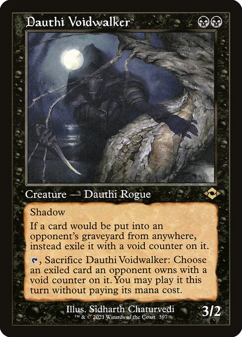 Dauthi Voidwalker (Retro Frame) (Foil Etched) (Modern Horizons 2) Near Mint Foil