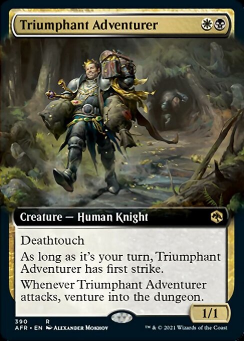 Triumphant Adventurer (Extended Art) (Adventures in the Forgotten Realms) Near Mint