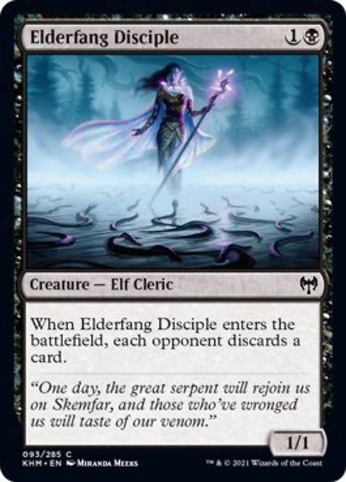 Elderfang Disciple (Kaldheim) Near Mint Foil