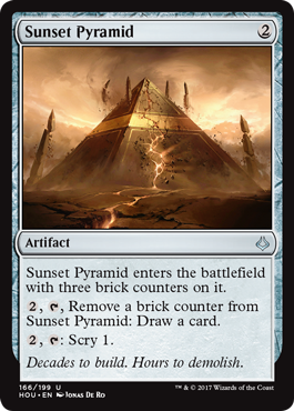 Sunset Pyramid (Hour of Devastation) Near Mint Foil