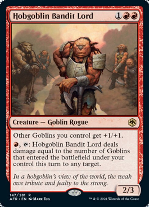 Hobgoblin Bandit Lord (Adventures in the Forgotten Realms) Near Mint Foil