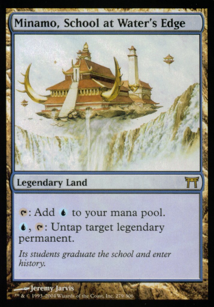Minamo, School at Water's Edge (Champions of Kamigawa) Heavy Play