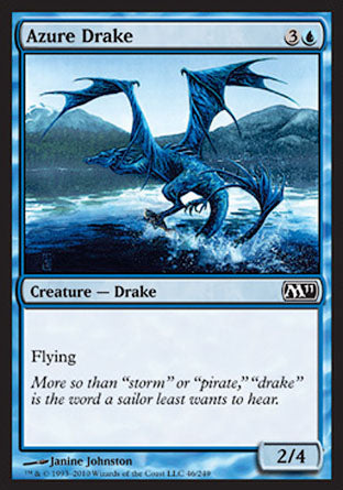 Azure Drake (Magic 2011 Core Set) Near Mint