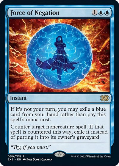 Force of Negation (Double Masters 2022) Near Mint Foil