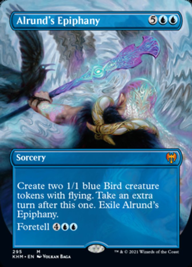 Alrund's Epiphany (Borderless) (Kaldheim) Near Mint Foil