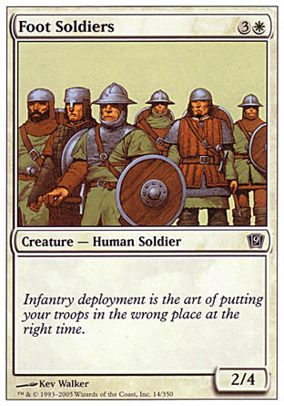 Foot Soldiers (9th Edition) Medium Play
