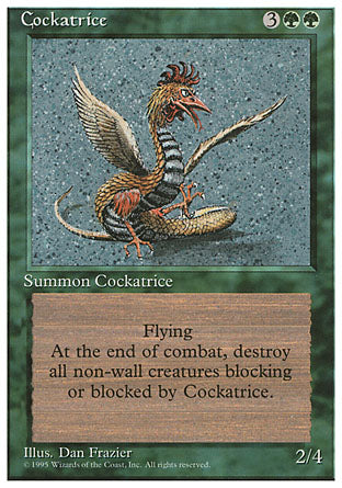 Cockatrice (4th Edition) Medium Play