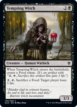 Tempting Witch (Throne of Eldraine) Medium Play