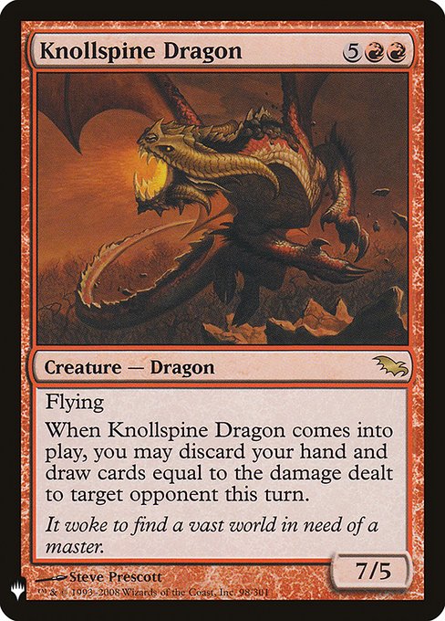 Knollspine Dragon (Mystery Booster) Near Mint