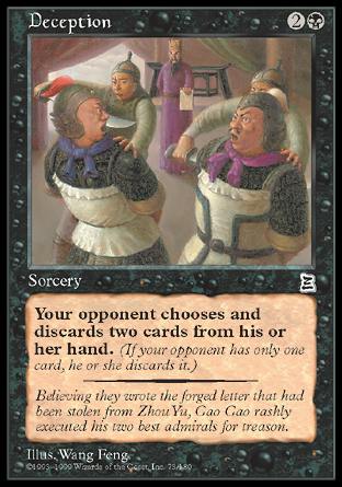 Deception (Portal Three Kingdoms) Near Mint