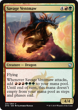 Savage Ventmaw (Dragons of Tarkir) Light Play