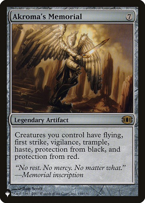 Akroma's Memorial (The List) Near Mint