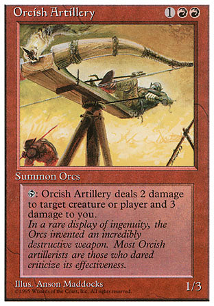 Orcish Artillery (4th Edition) Medium Play