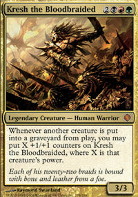 Kresh the Bloodbraided (Shards of Alara) Light Play