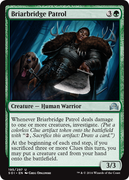 Briarbridge Patrol (Shadows Over Innistrad) Medium Play