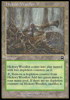 Hickory Woodlot (Mercadian Masques) Light Play