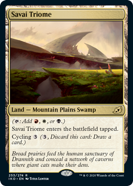 Savai Triome (Ikoria: Lair of Behemoths) Near Mint Foil