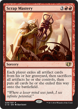Scrap Mastery (Commander 2014 Edition) Light Play