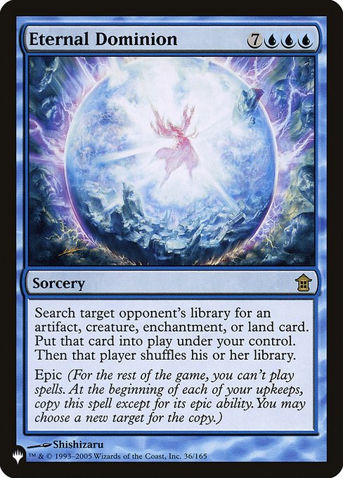 Eternal Dominion (The List) Near Mint