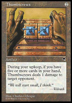 Thumbscrews (Tempest) Medium Play