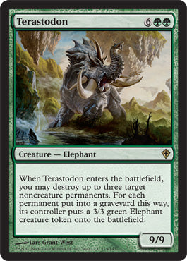 Terastodon (Worldwake) Medium Play Foil