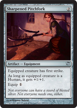 Sharpened Pitchfork (Innistrad) Medium Play