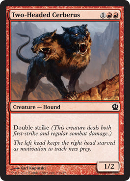 Two-Headed Cerberus (Theros) Near Mint Foil