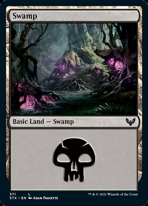 Swamp (371) (Strixhaven) Near Mint