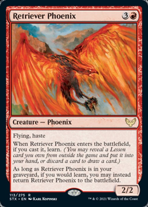 Retriever Phoenix (Strixhaven) Medium Play Foil
