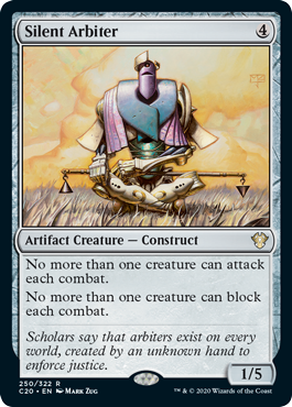 Silent Arbiter (Commander 2020 Ikoria) Near Mint
