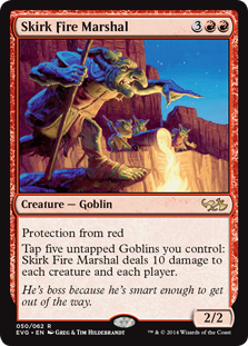 Skirk Fire Marshal (Duel Decks Anthology: Elves vs Goblins) Light Play