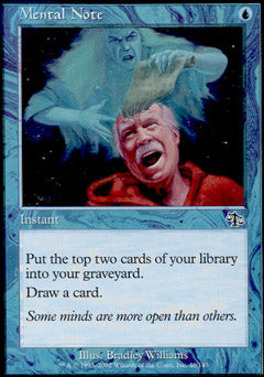 Mental Note (Judgment) Medium Play Foil