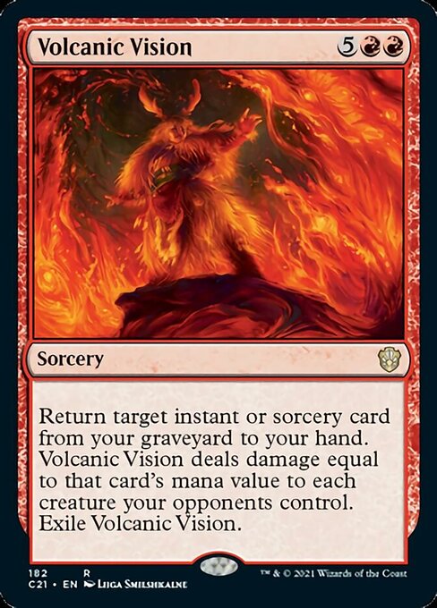 Volcanic Vision (Commander 2021 Strixhaven) Near Mint