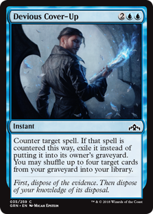 Devious Cover-Up (Guilds of Ravnica) Near Mint Foil
