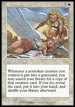Remembrance (Urza's Saga) Light Play