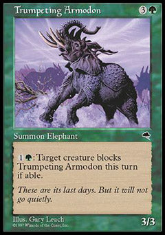 Trumpeting Armodon (Tempest) Medium Play