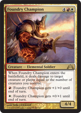 Foundry Champion (Gatecrash) Medium Play Foil